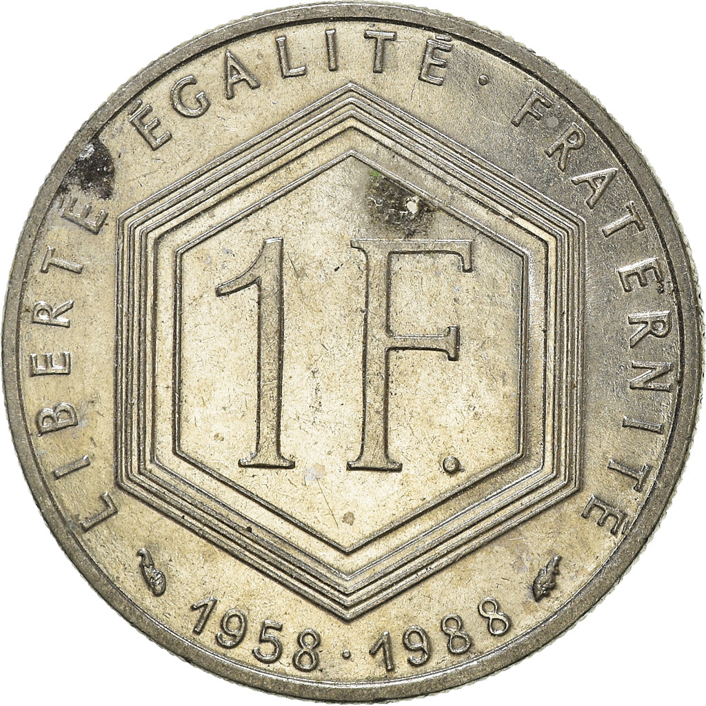 Moneta, Francia, Franc, 1988