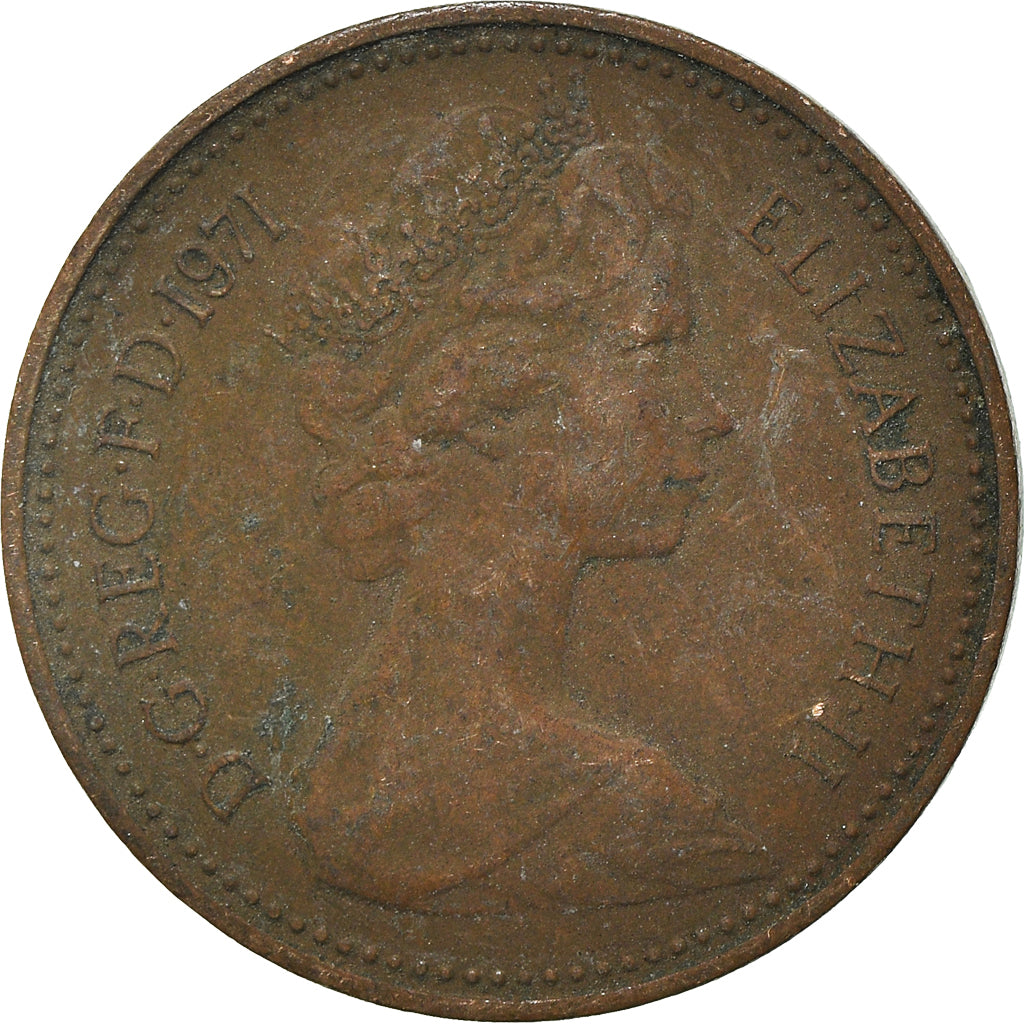 Moneta, Gran Bretagna, New Penny, 1971