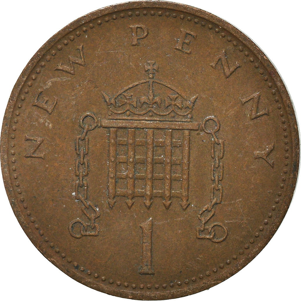 Moneta, Gran Bretagna, New Penny, 1971
