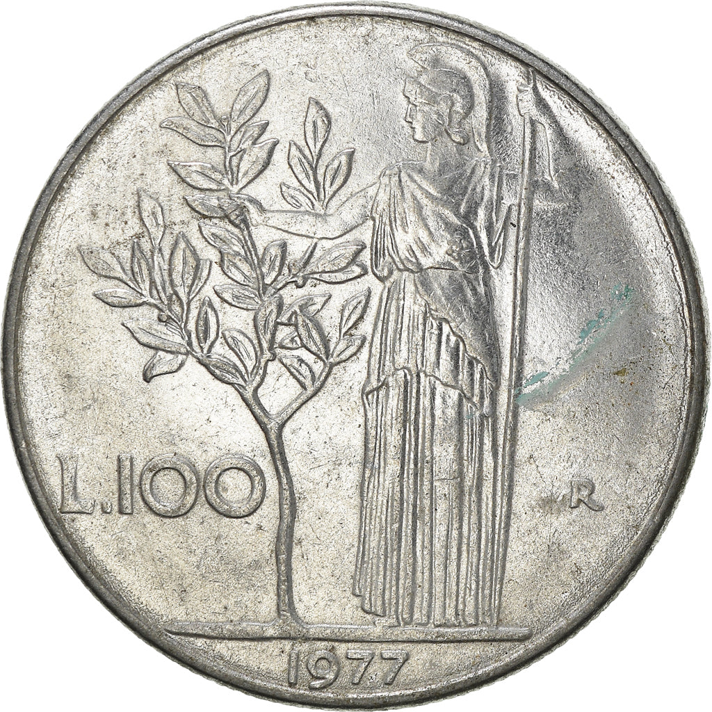Coin, Italy, 100 Lire, 1977