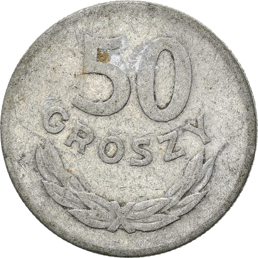 Moneta, Polonia, 50 Groszy, 1949