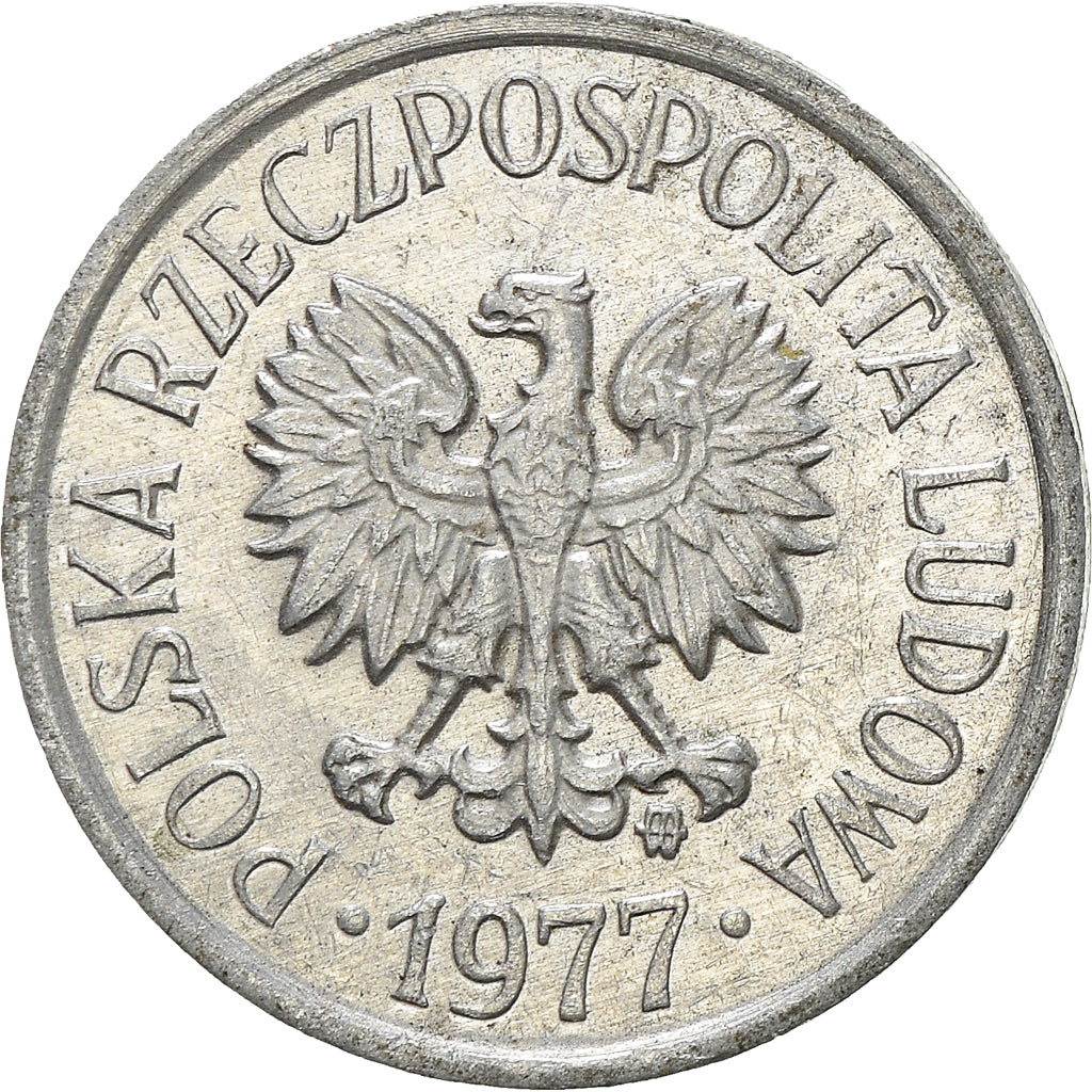 Moneta, Polonia, 10 Groszy, 1977