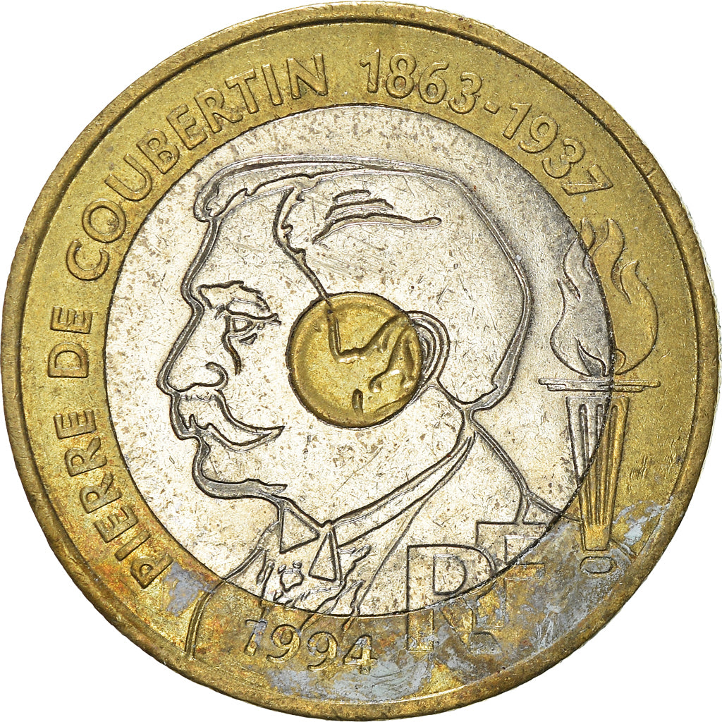 Moeda, França, 20 Francs, 1994
