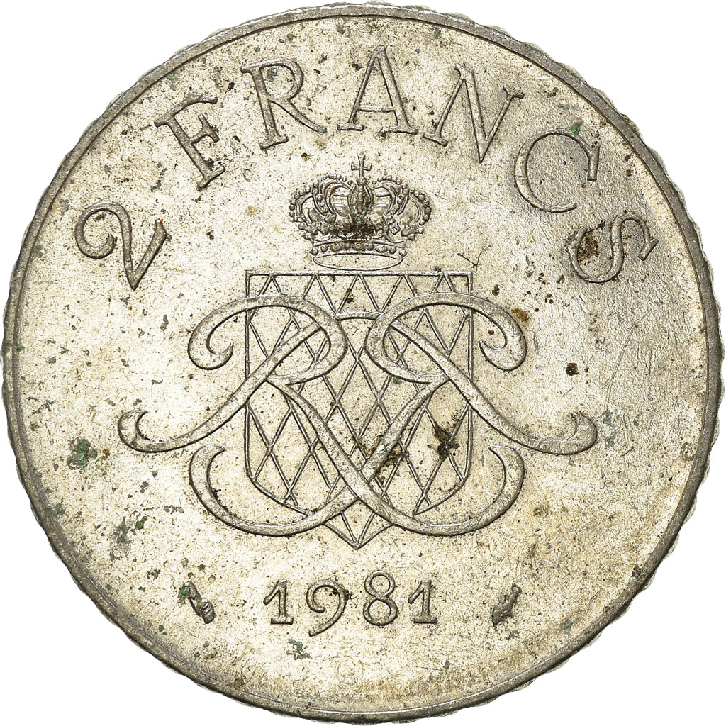 Moneta, Monaco, 2 Francs, 1981