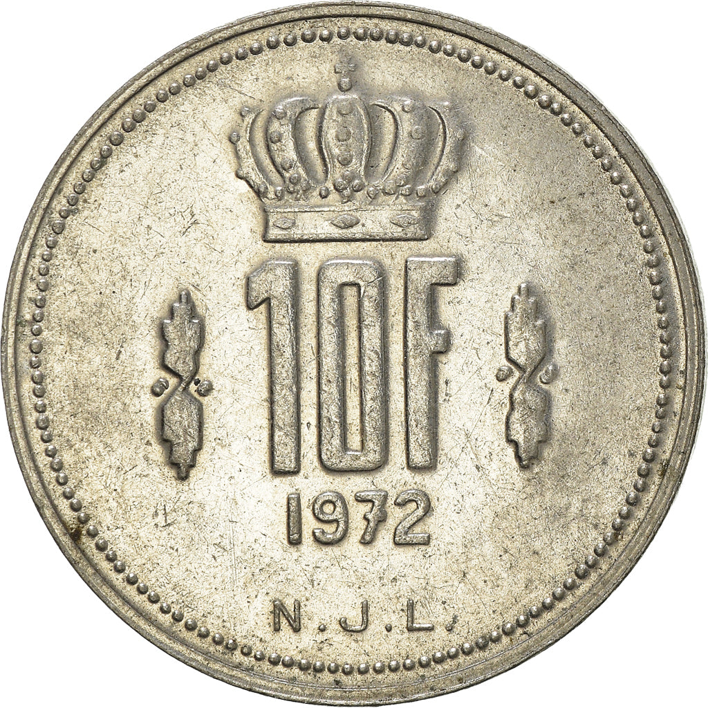 Coin, Luxembourg, 10 Francs, 1972