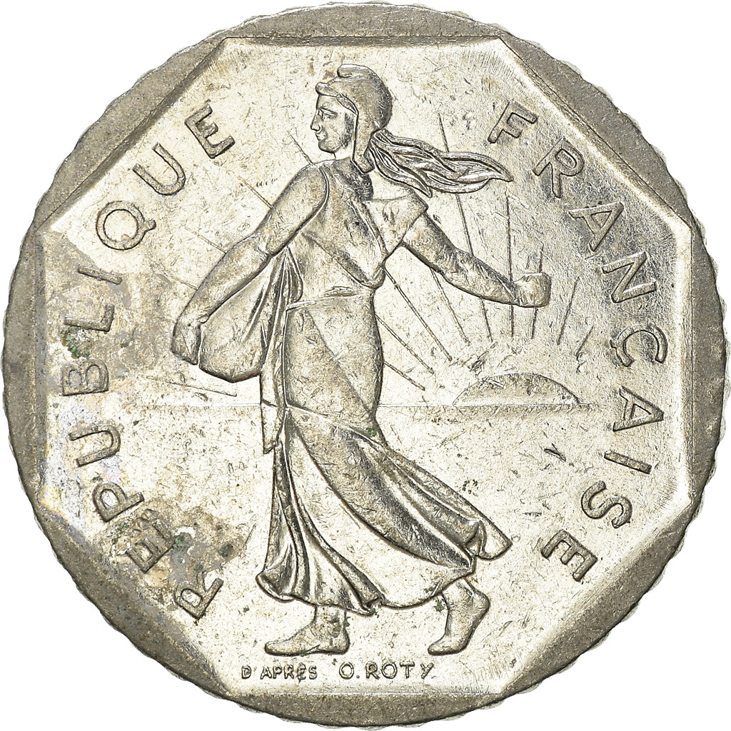 Moeda, França, 2 Francs, 1982