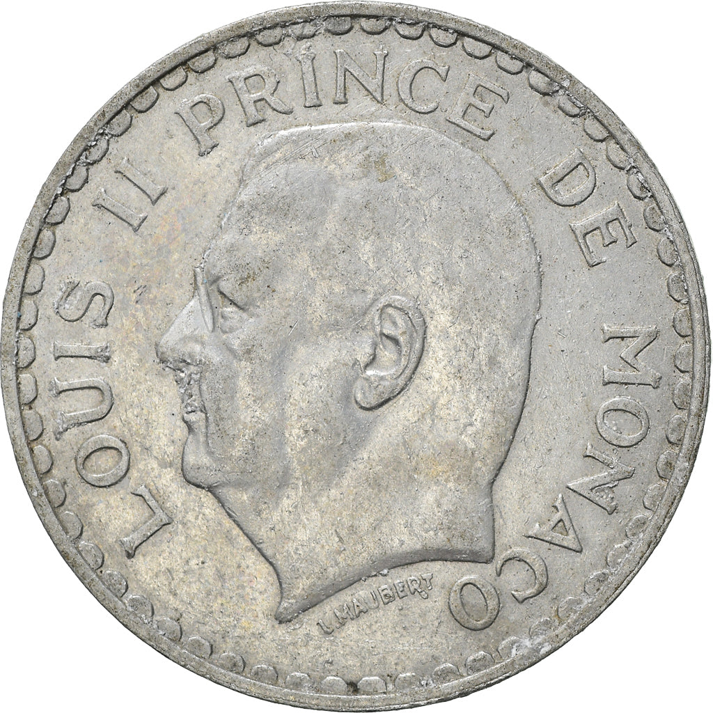 Moneta, Monaco, 5 Francs, 1945