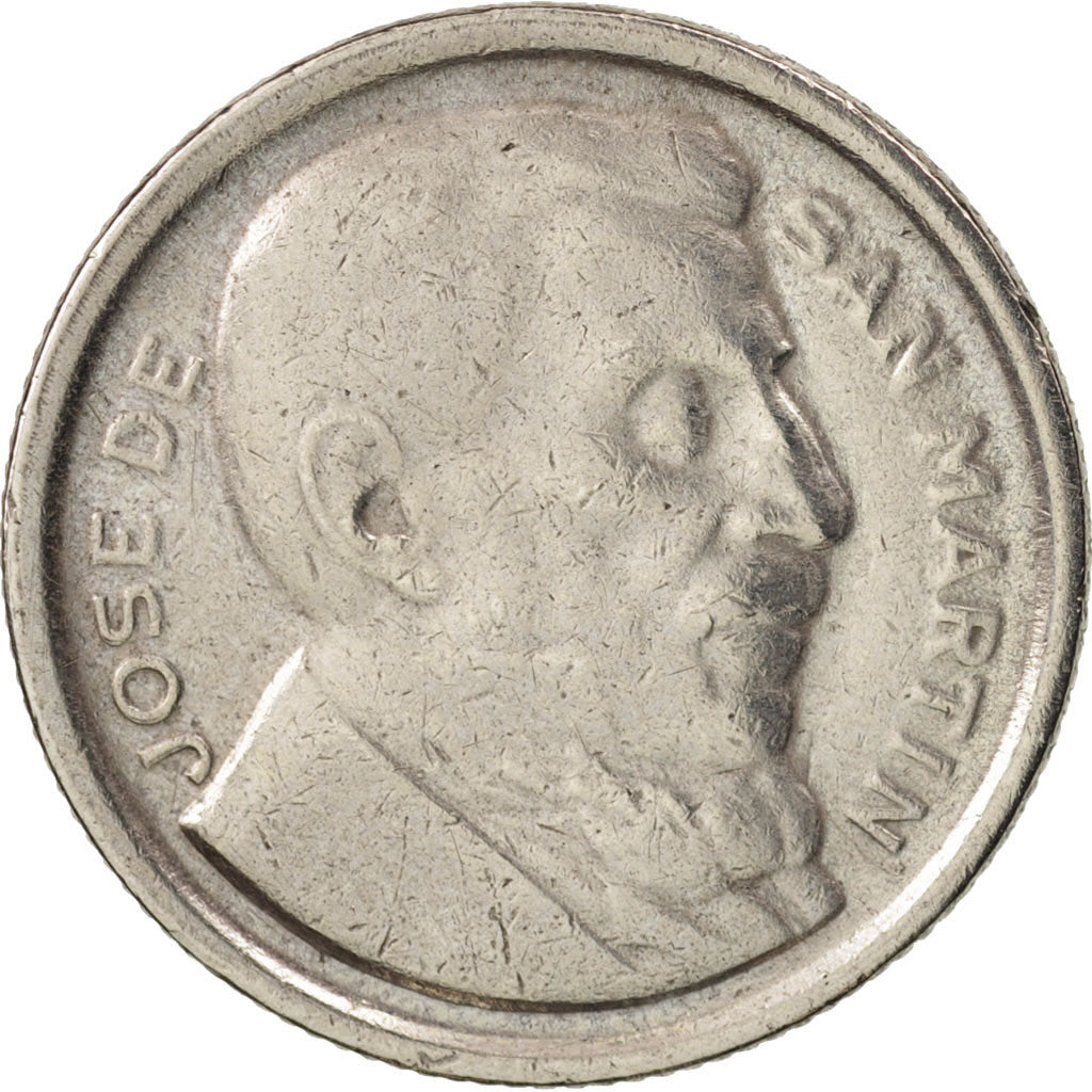 Argentina, 5 Centavos, 1951, AU(50-53), Copper-nickel, KM:46