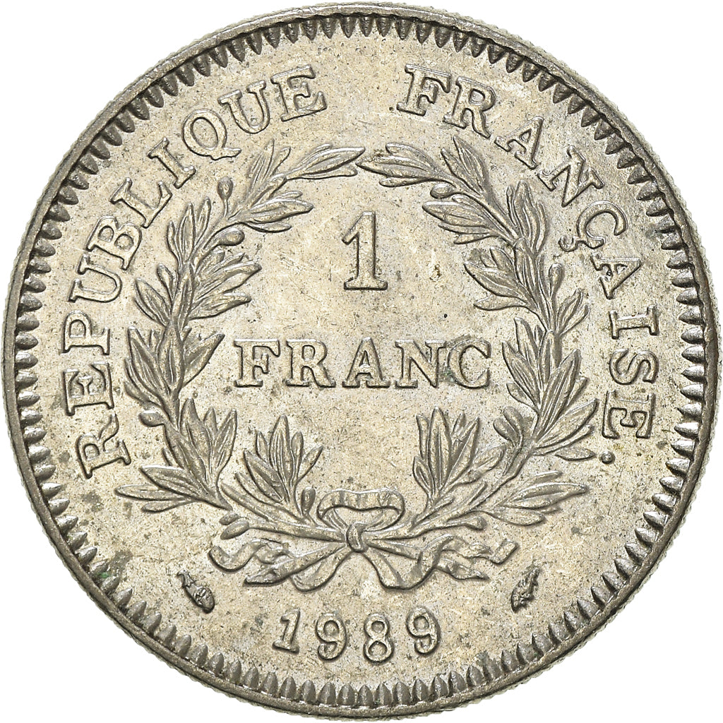 Monnaie, France, Franc, 1989