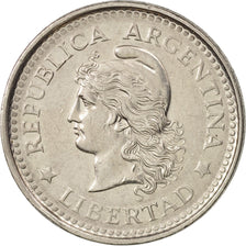 Moneda, Argentina, 50 Centavos, 1960, MBC, Níquel recubierto de acero, KM:56