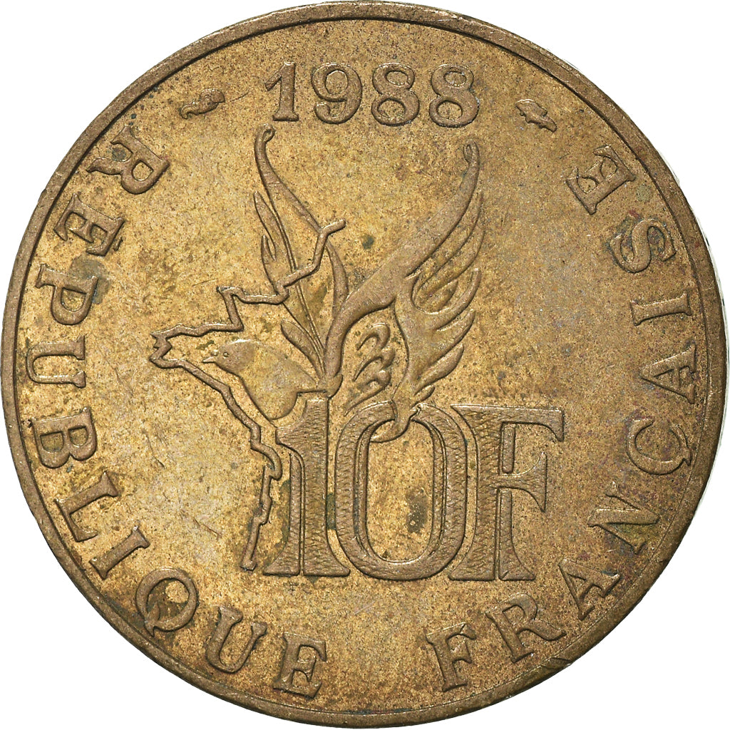 Monnaie, France, 10 Francs, 1988