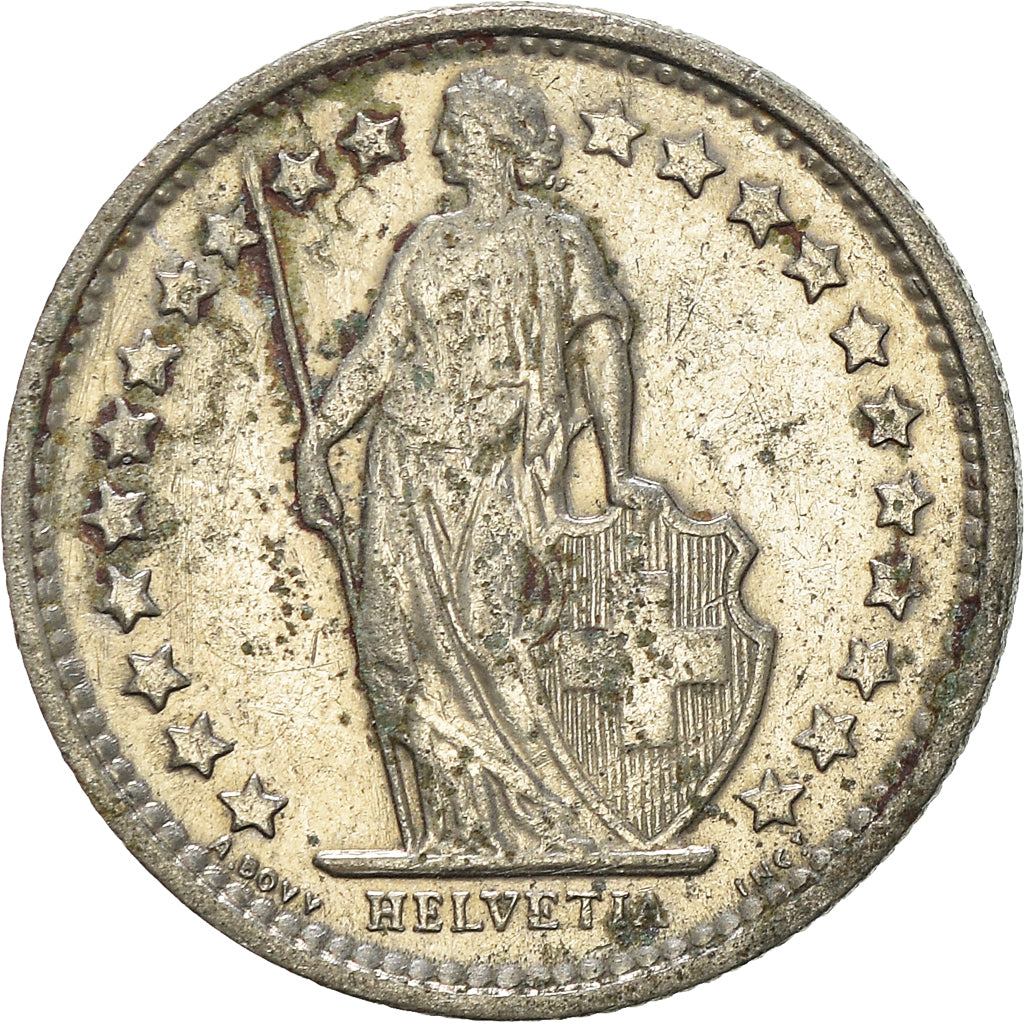 Monnaie, Suisse, 1/2 Franc, 1971
