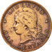 Coin, Argentina, 2 Centavos, 1891, VF(30-35), Bronze, KM:33