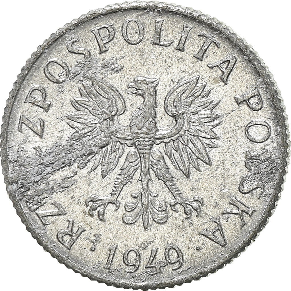 Moneta, Polonia, Grosz, 1949