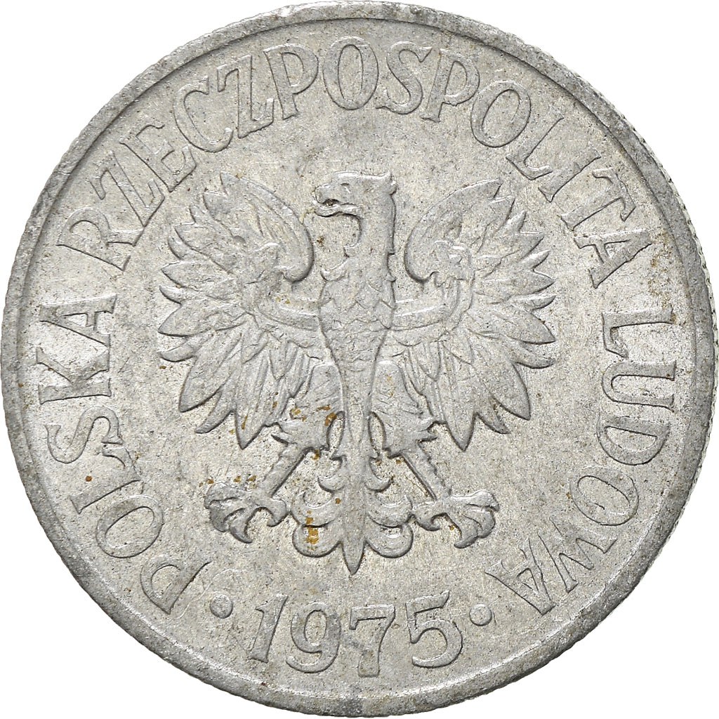 Moneta, Polonia, 50 Groszy, 1975