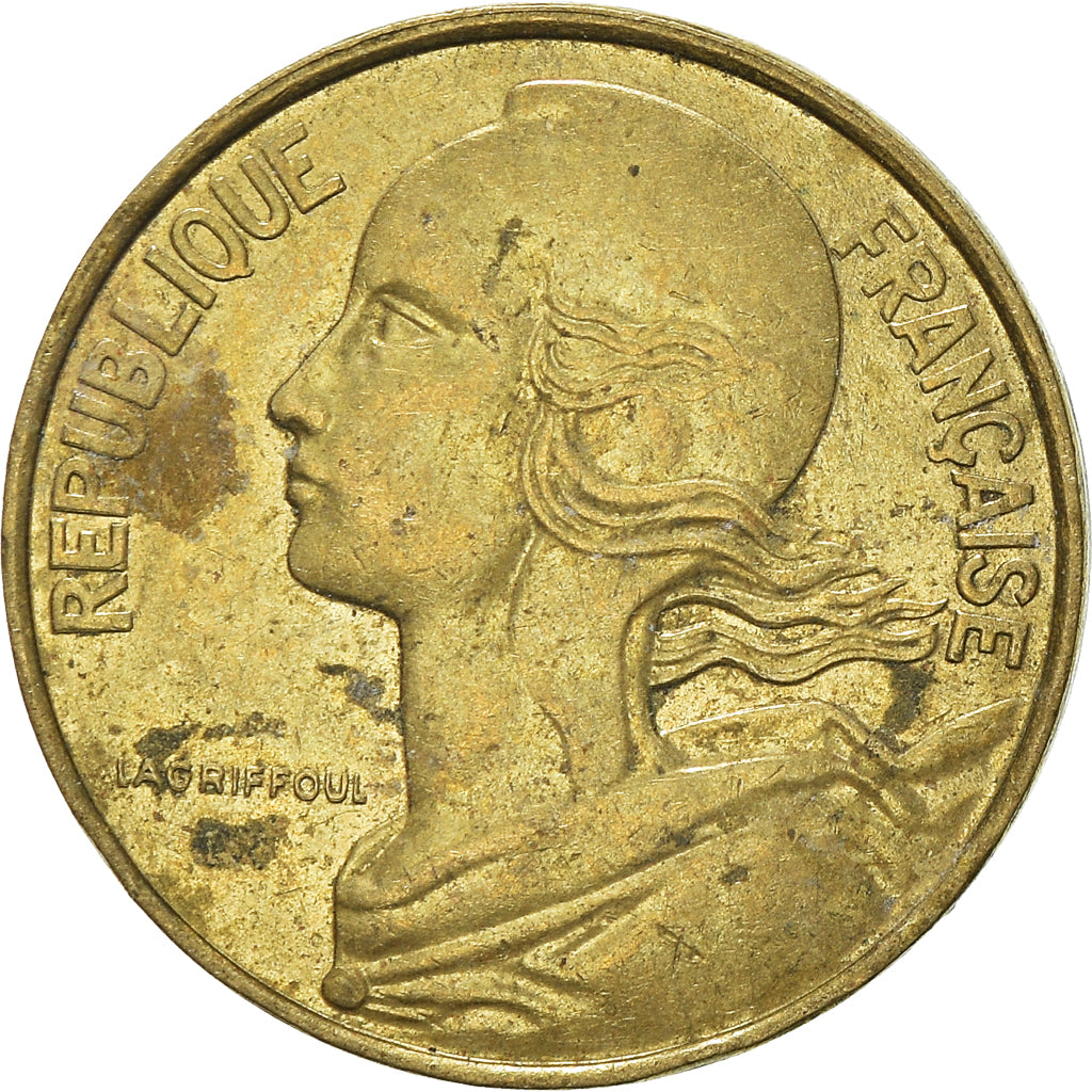 Münze, Frankreich, 10 Centimes, 1989