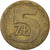 Moneta, Polonia, 5 Zlotych, 1976