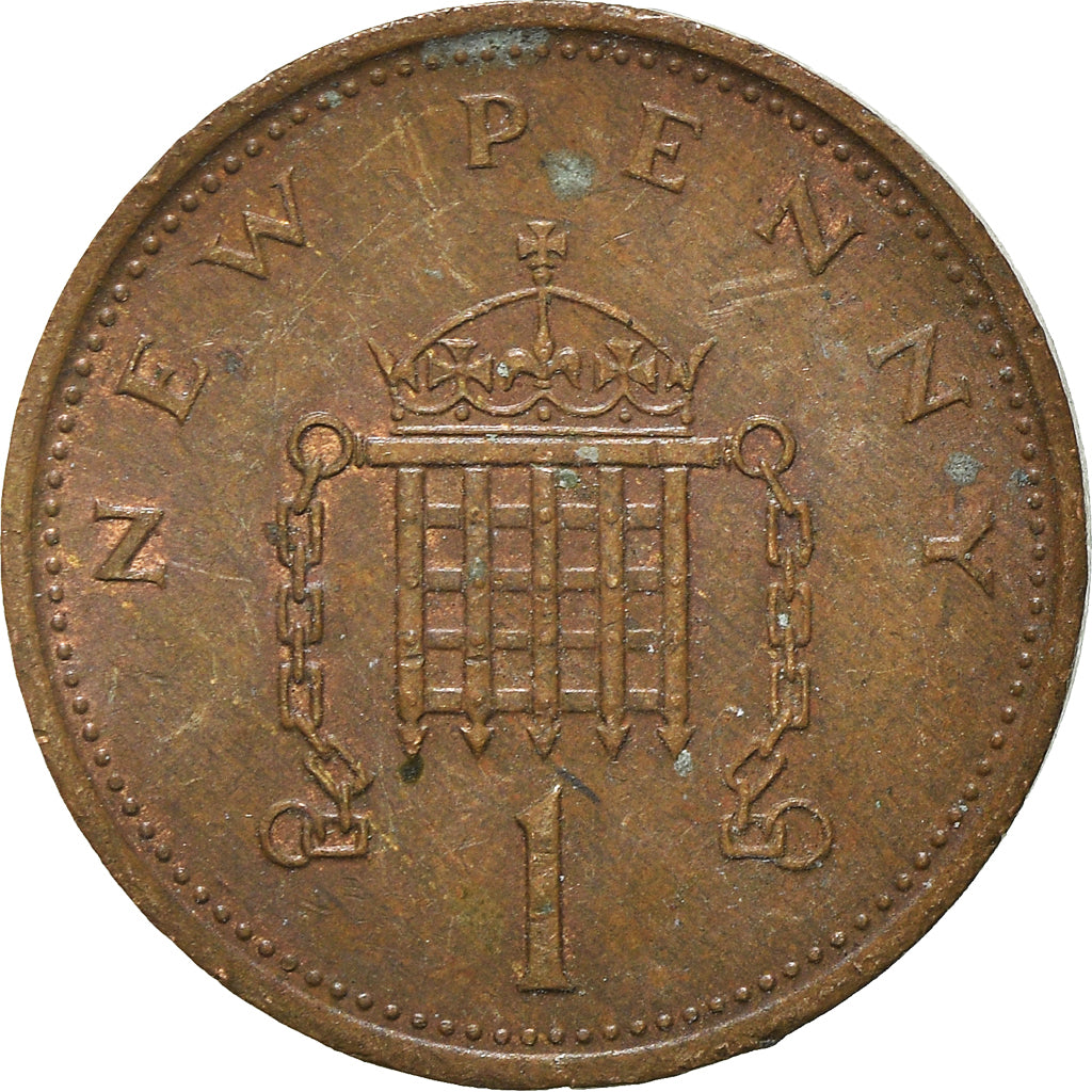 Monnaie, Grande-Bretagne, New Penny, 1977