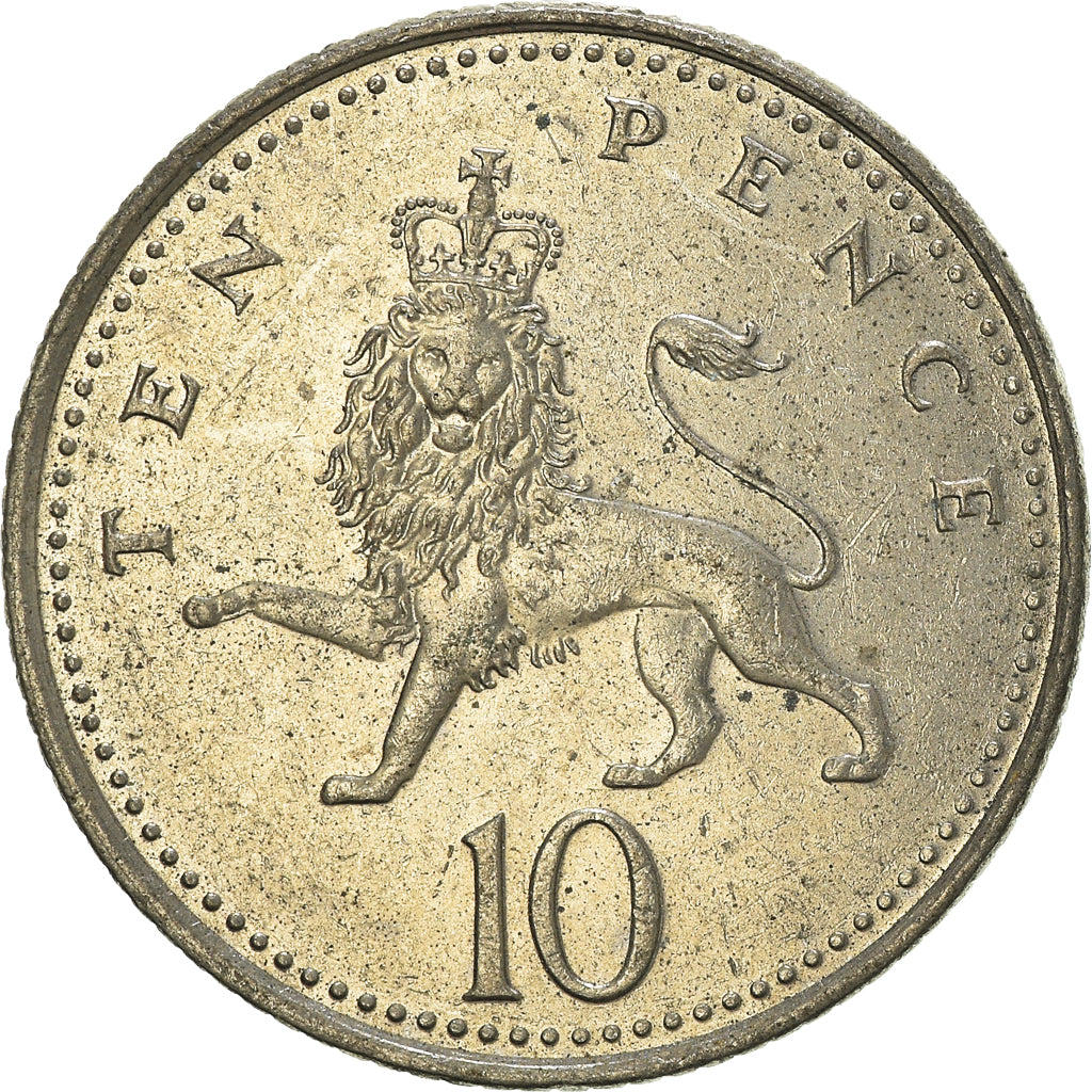 Münze, Großbritannien, 10 Pence, 2000