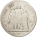 France, Union et Force, 5 Francs, AN 5, Paris, VF(20-25), Silver, KM:639.1