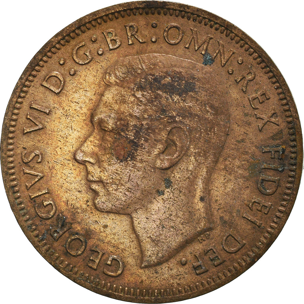 Monnaie, Grande-Bretagne, 1/2 Penny, 1951