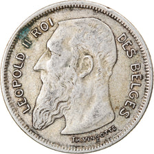 Coin, Belgium, 2 Francs, 2 Frank, 1909, VF(30-35), Silver, KM:58.1