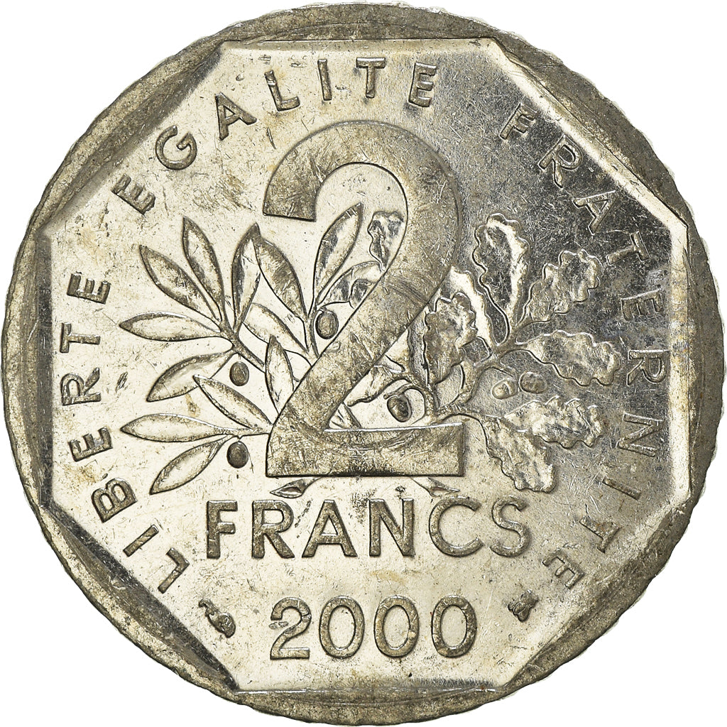 Coin, France, 2 Francs, 2000