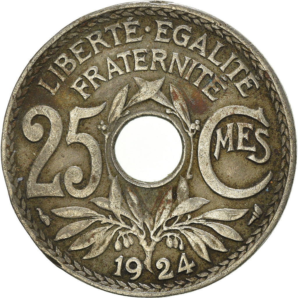 Moneta, Francia, 25 Centimes, 1924