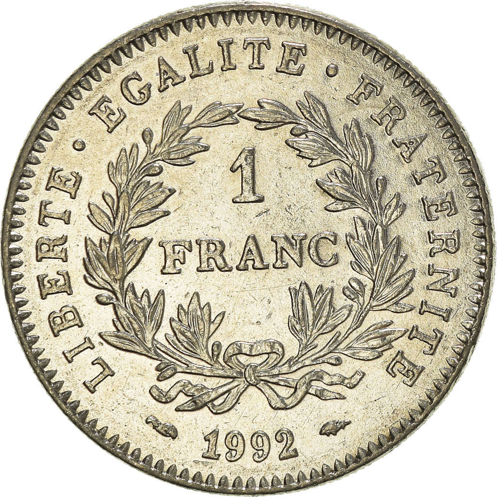 Monnaie, France, Franc, 1992