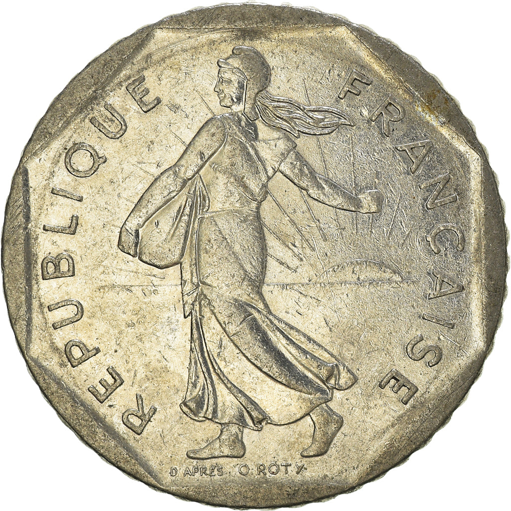 Moeda, França, 2 Francs, 1983