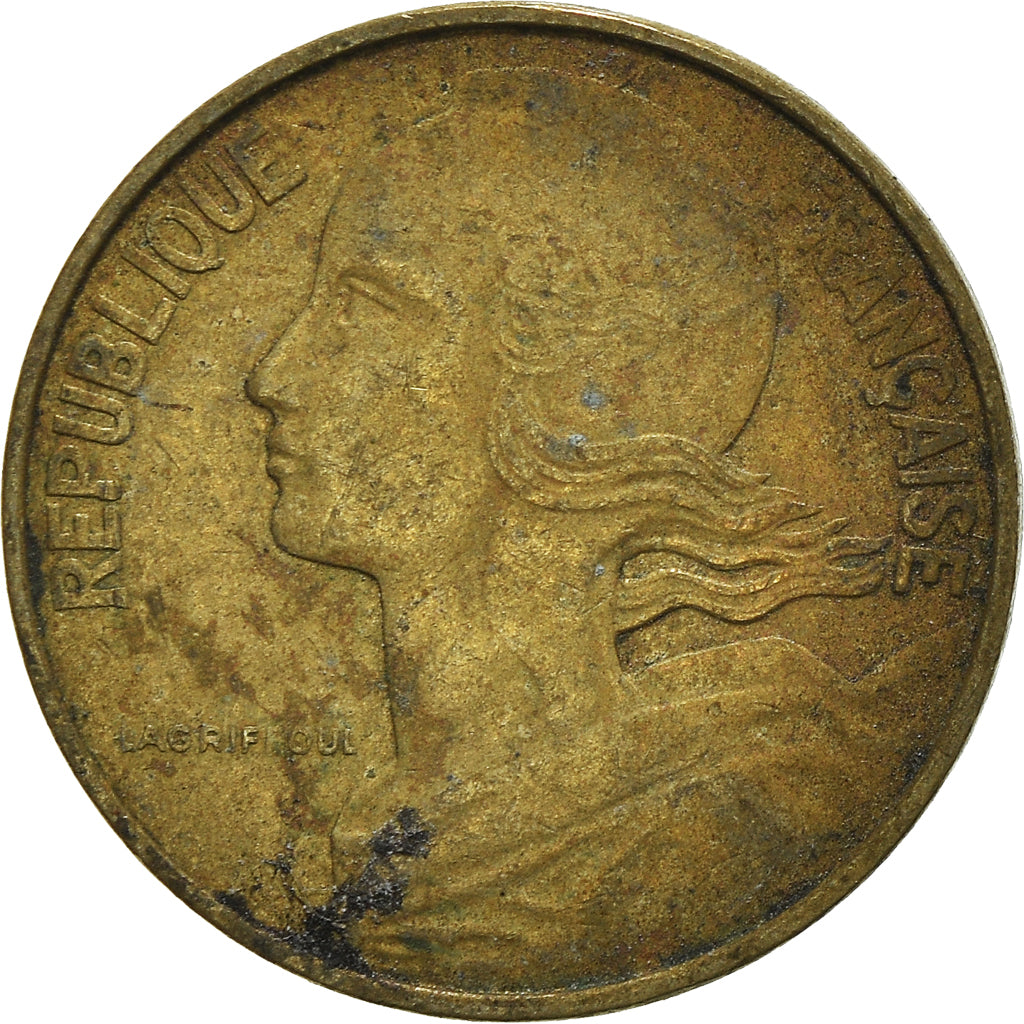 Moeda, França, 10 Centimes, 1980