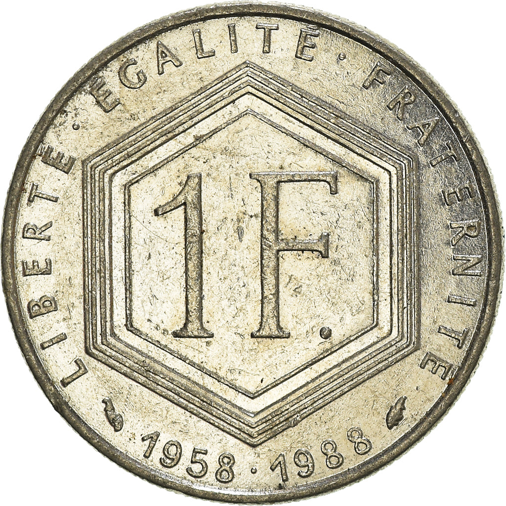 Moeda, França, Franc, 1988