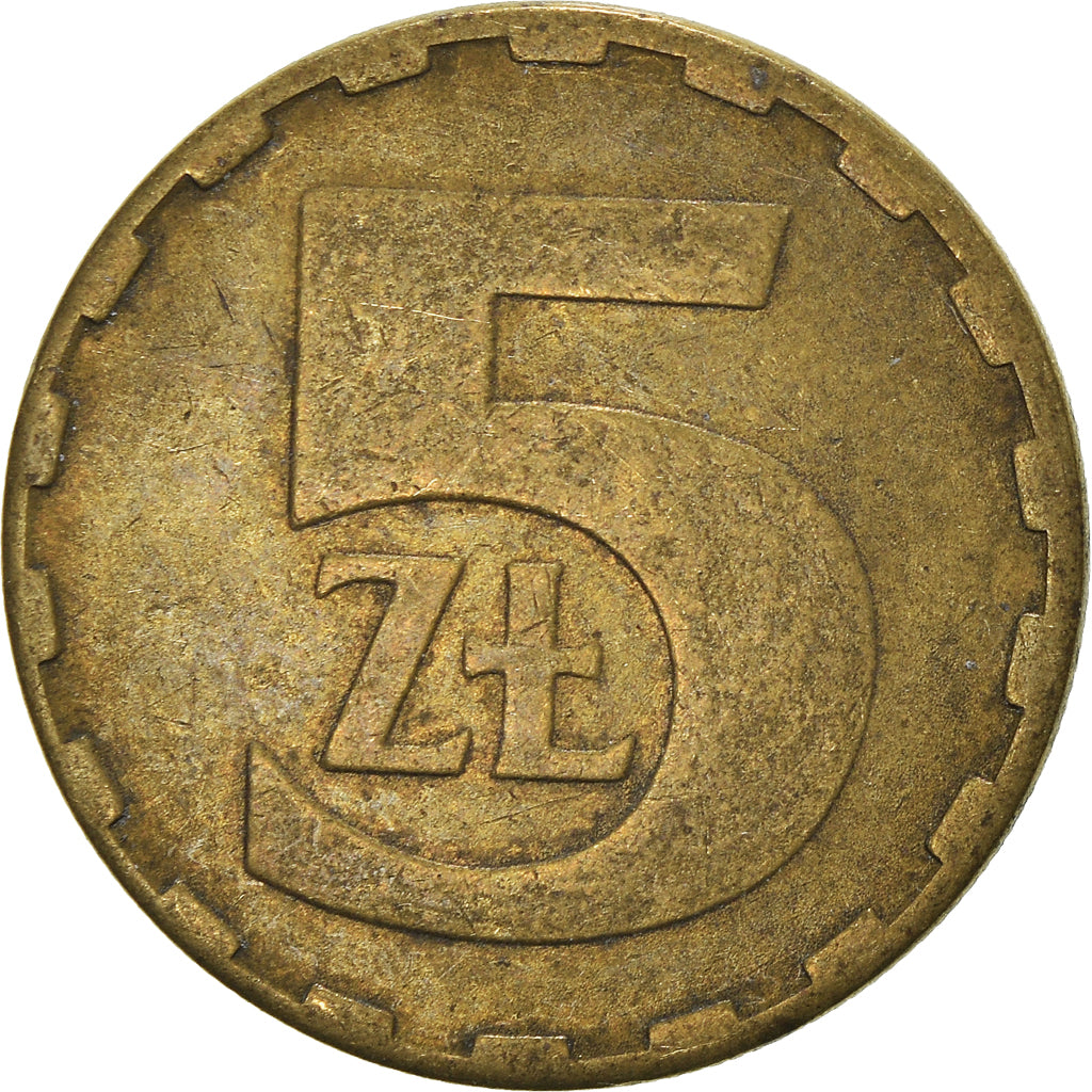 Munten, Polen, 5 Zlotych, 1983