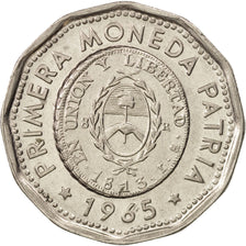 Coin, Argentina, 25 Pesos, 1965, EF(40-45), Nickel Clad Steel, KM:61