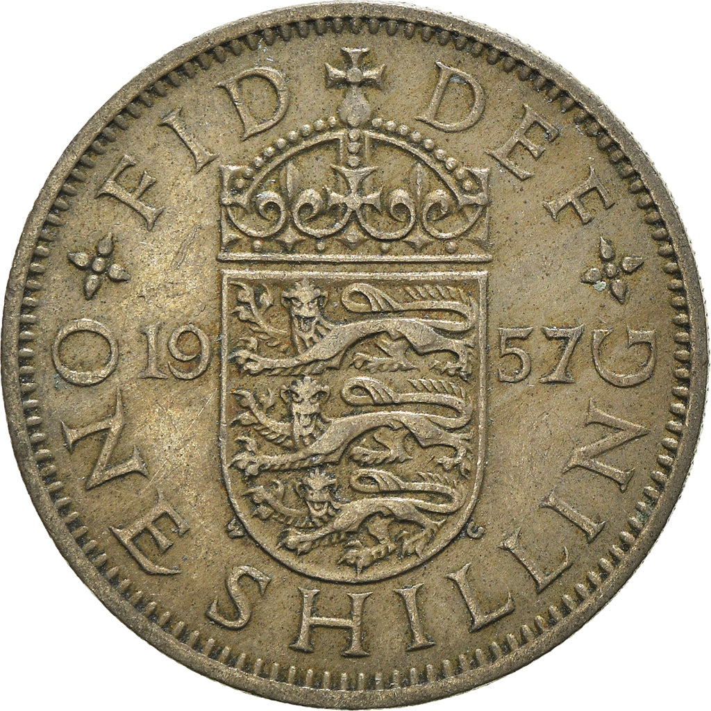 Monnaie, Grande-Bretagne, Shilling, 1957