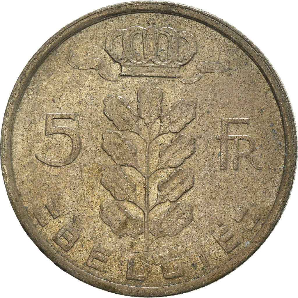 Münze, Belgien, 5 Francs, 5 Frank, 1972