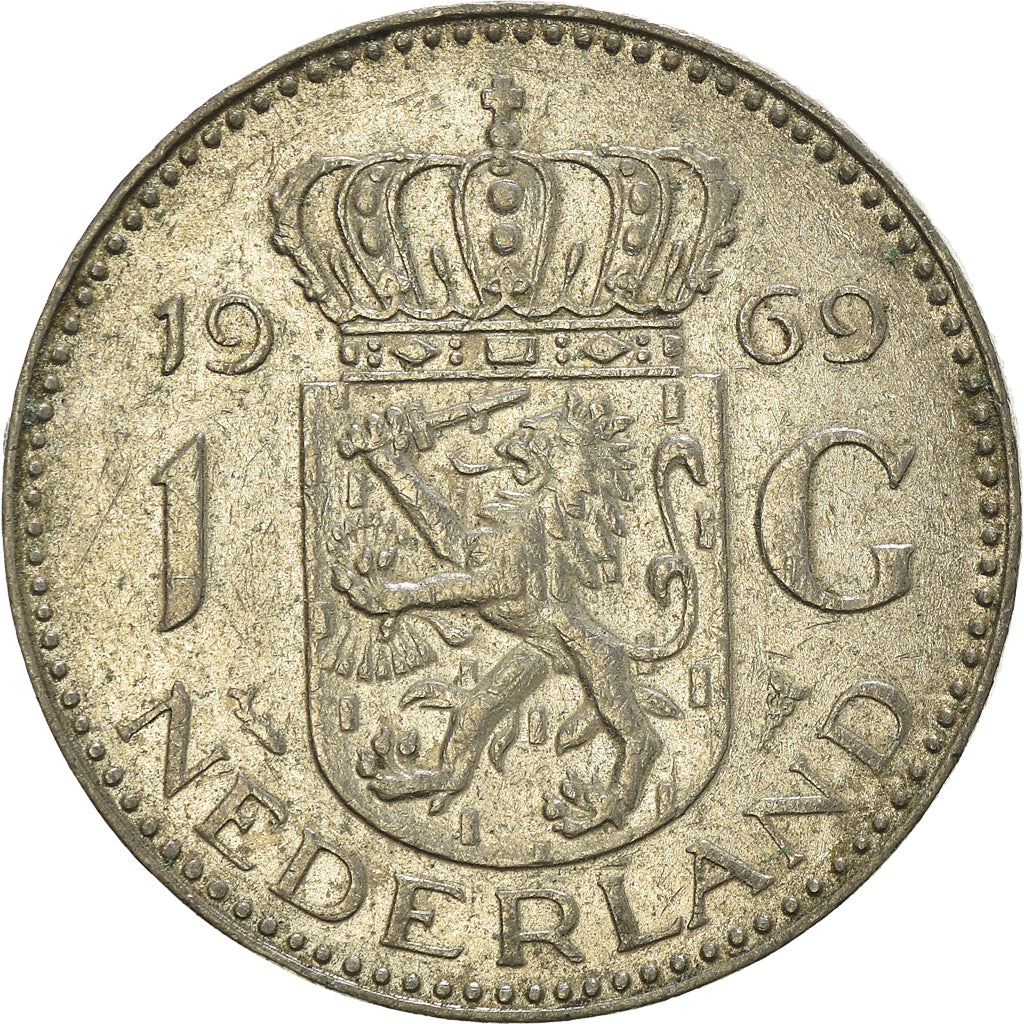 Münze, Niederlande, Gulden, 1969