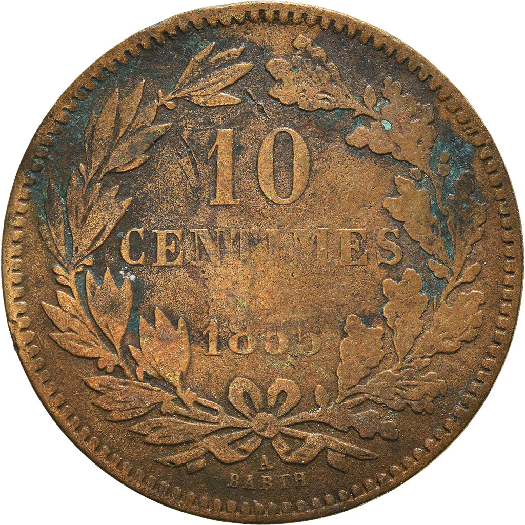 Moneta, Lussemburgo, 10 Centimes, 1855