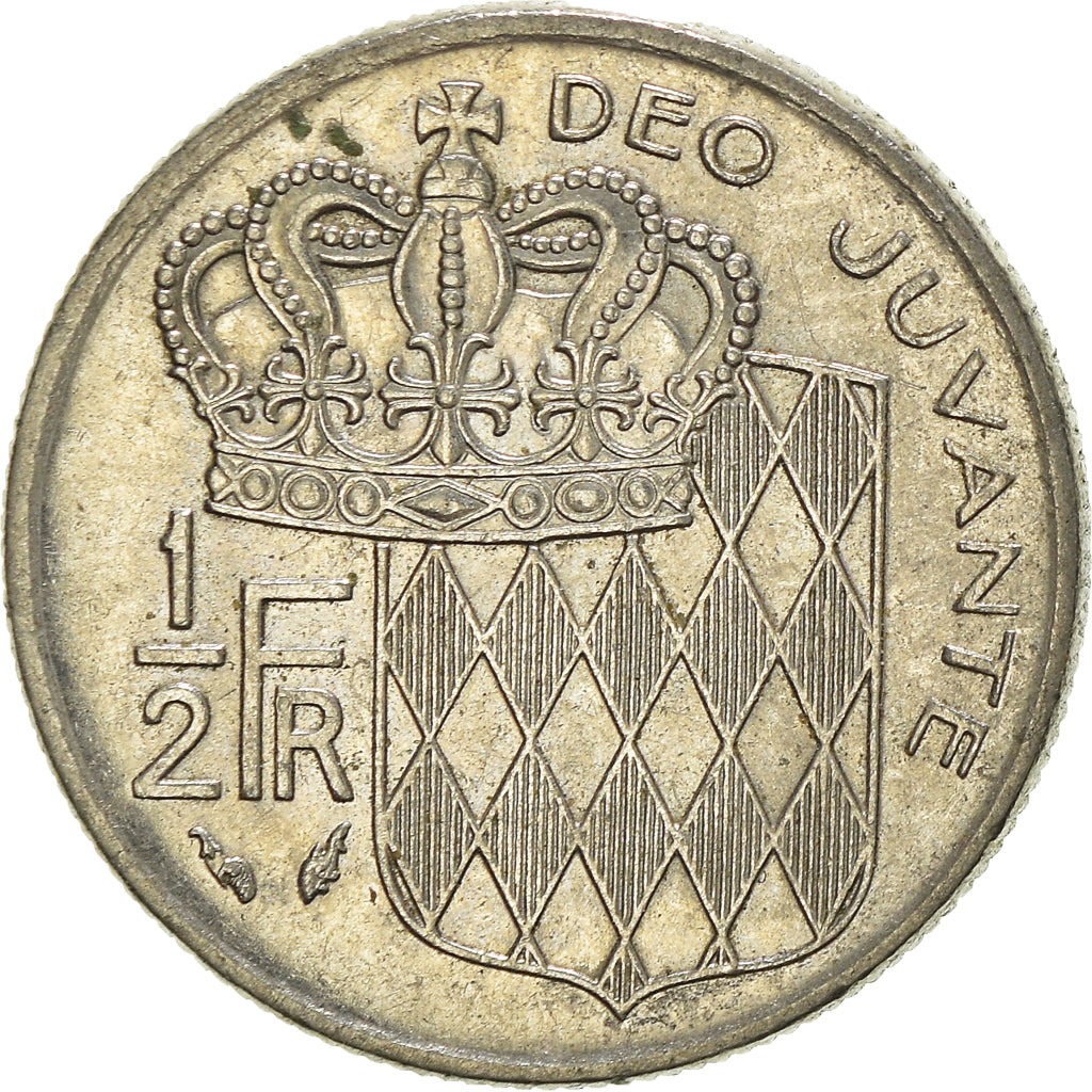 Moneta, Monaco, 1/2 Franc, 1982