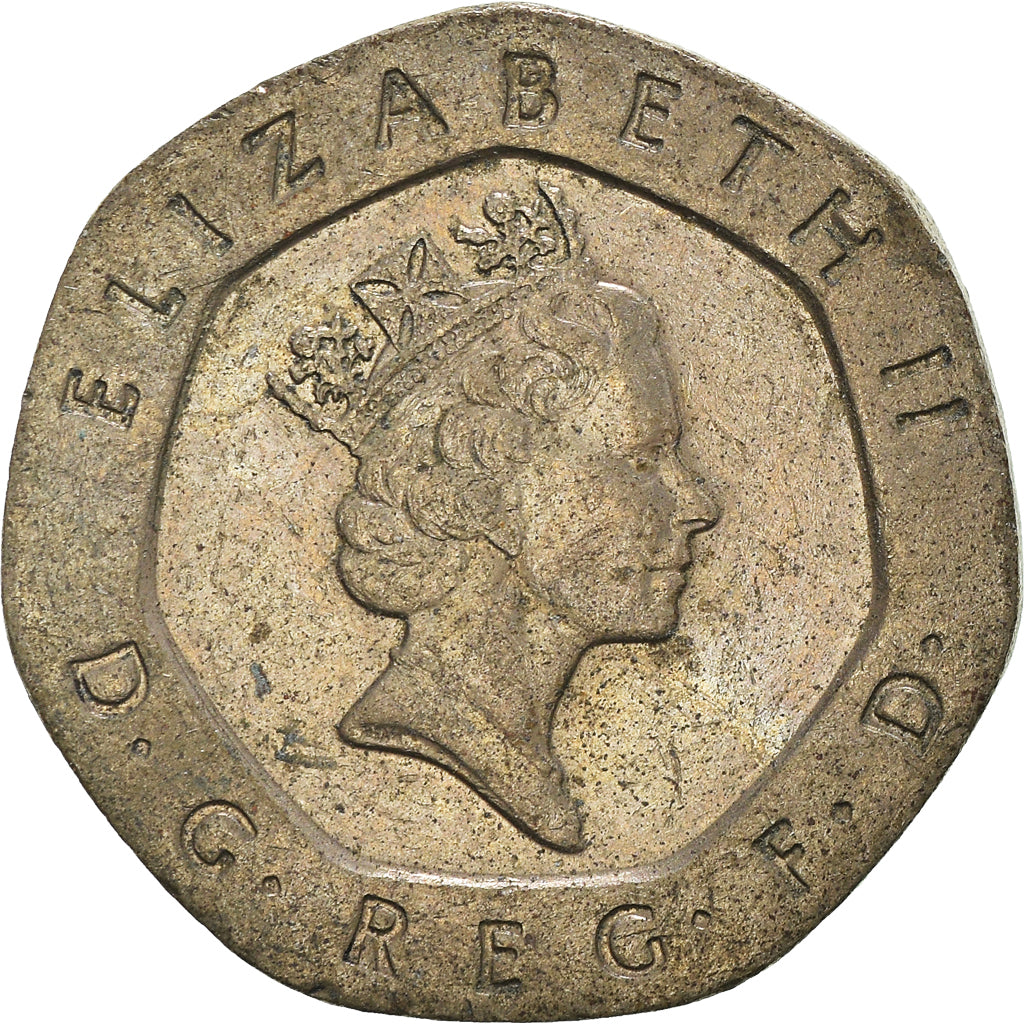 Coin, Great Britain, 20 Pence, 1997