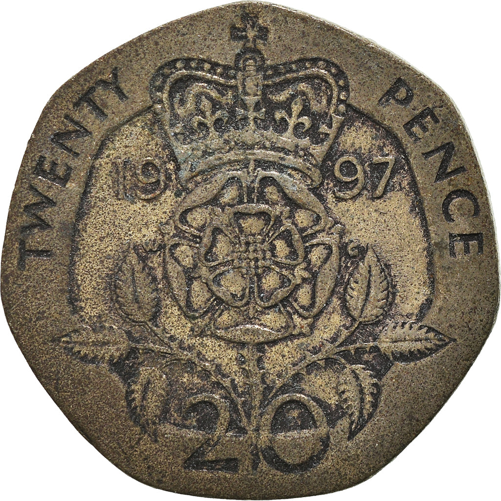 Coin, Great Britain, 20 Pence, 1997