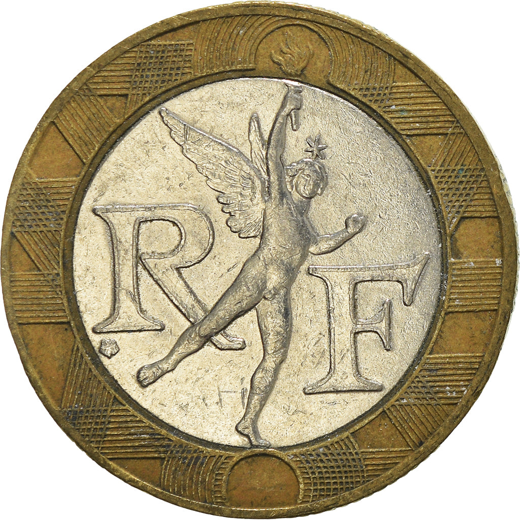 Munten, Frankrijk, 10 Francs, 1989