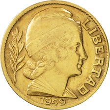 Argentina, 20 Centavos, 1949, EF(40-45), Aluminum-Bronze, KM:42