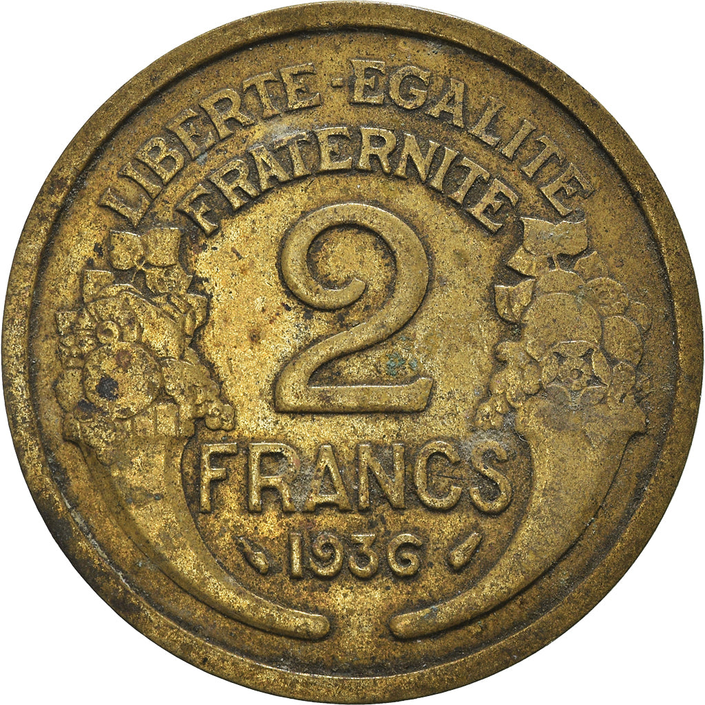Coin, France, 2 Francs, 1936
