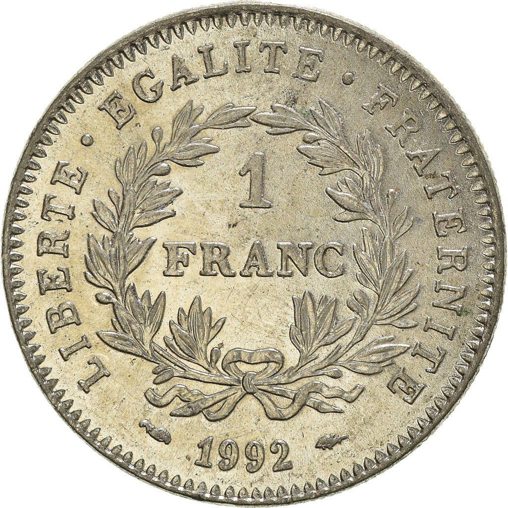 Monnaie, France, Franc, 1992