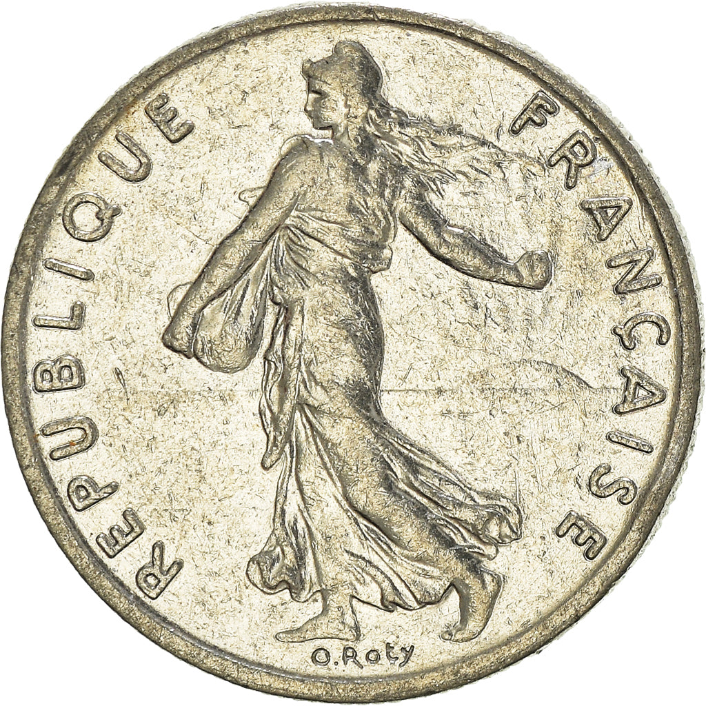 Münze, Frankreich, 1/2 Franc, 1977