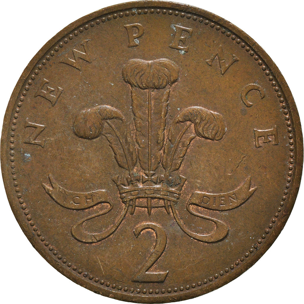 Münze, Großbritannien, 2 New Pence, 1978