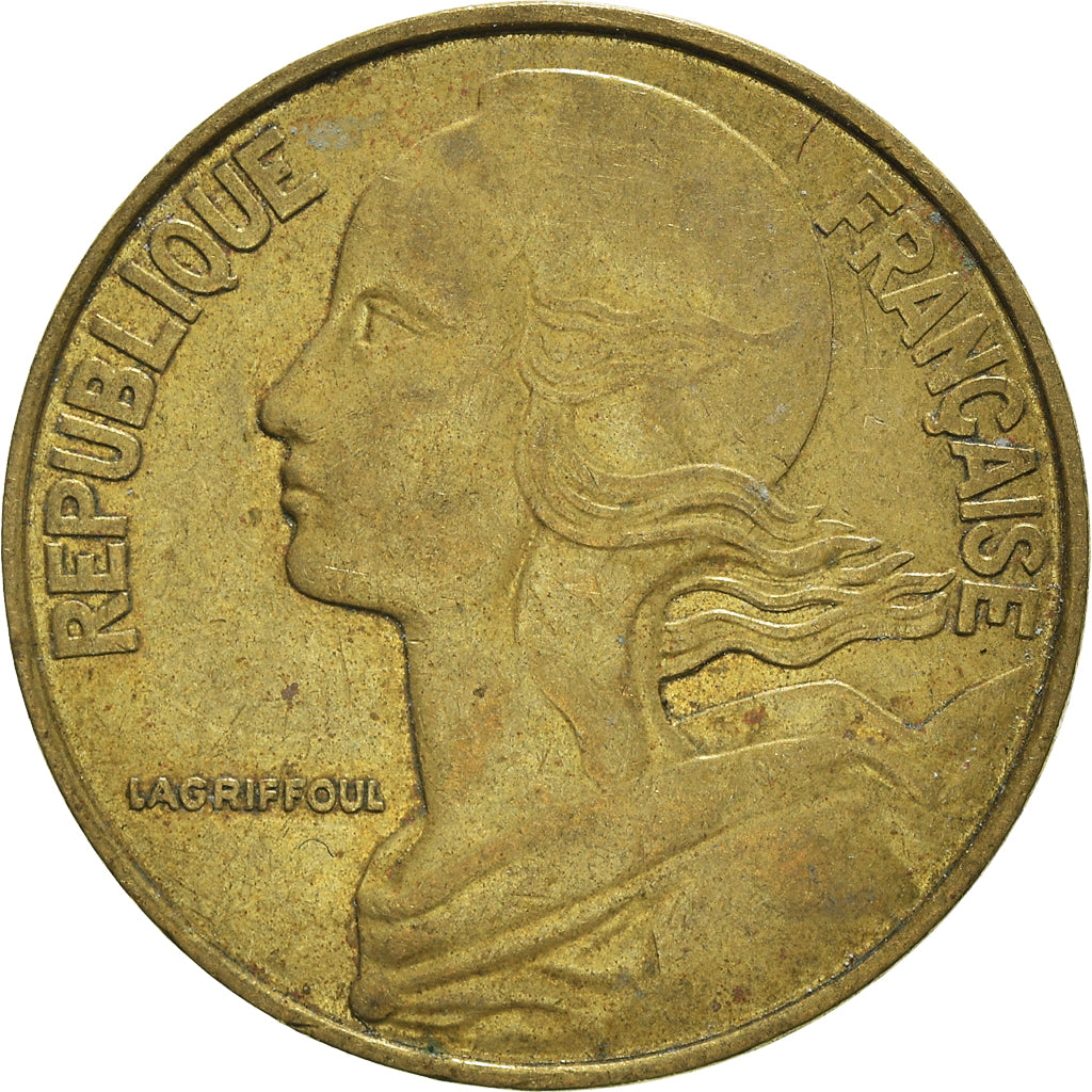 Munten, Frankrijk, 20 Centimes, 1990