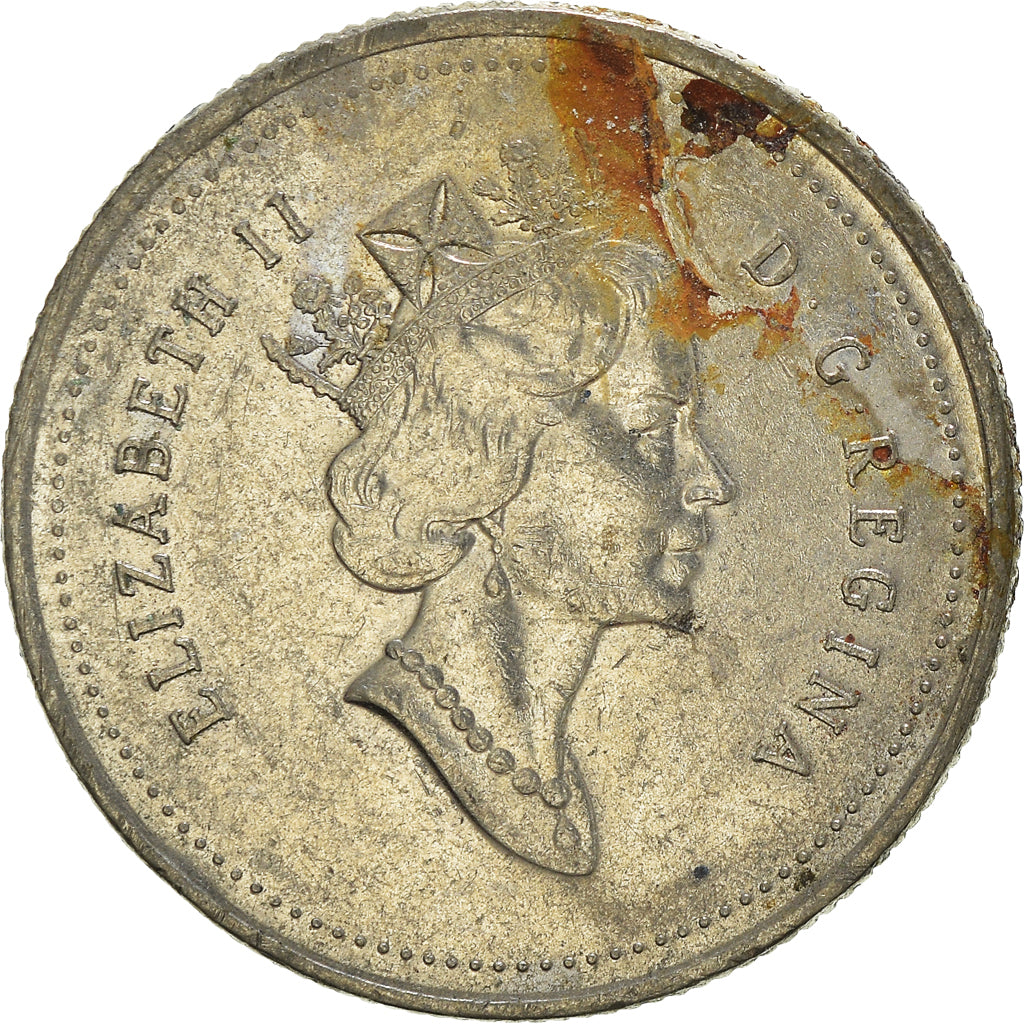 Moneta, Canada, 25 Cents, 1993