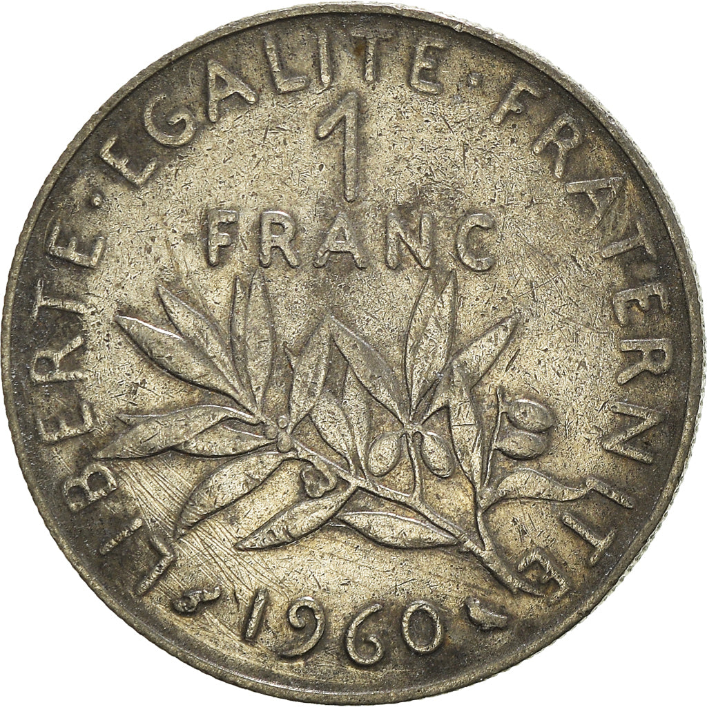 Moneta, Francja, Franc, 1960